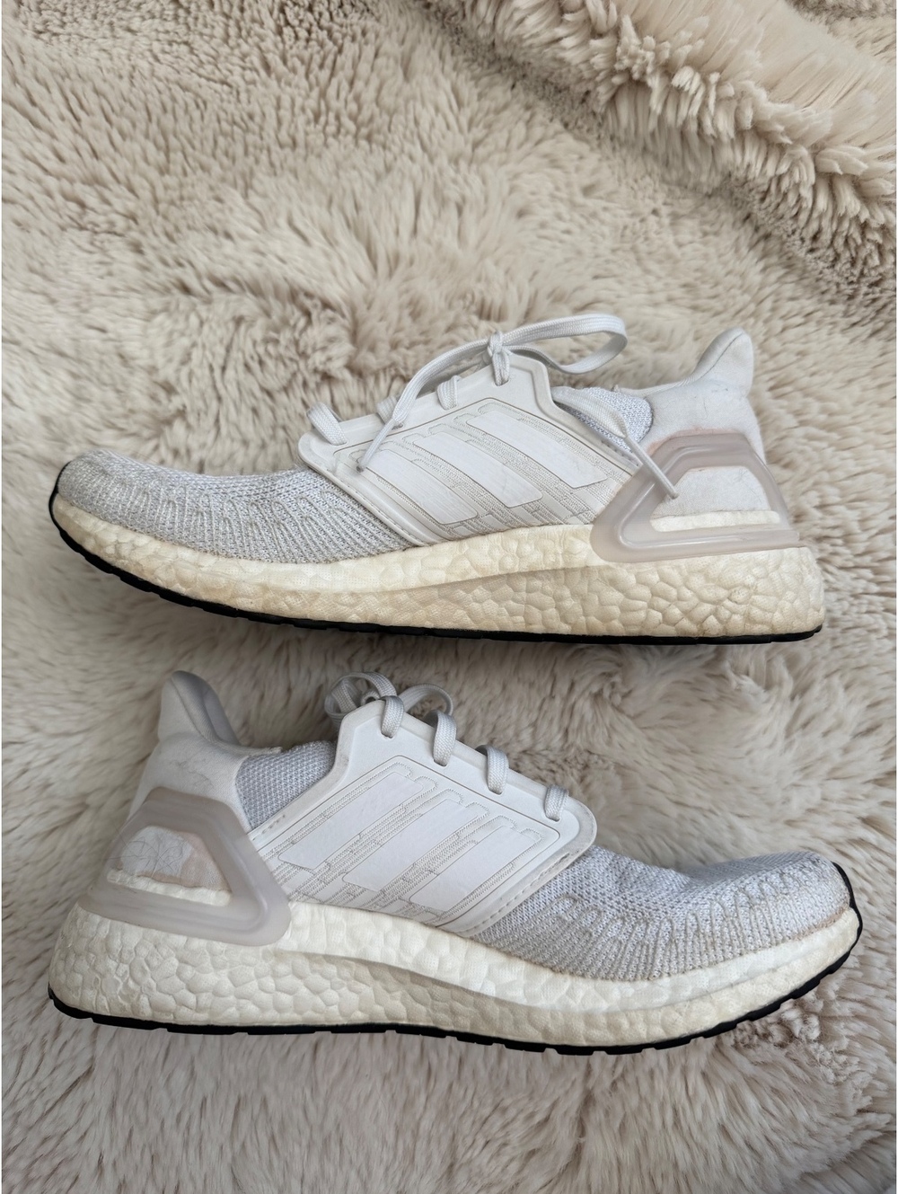 Adidas UltraBoost 20 White Running Shoes women’s Size 7